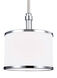 Prospect Park 1 Light 8.38 inch Satin Nickel / Chrome Pendant Ceiling Light