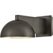 Vargas 14 inch 5.00 watt Black Oxide with Gold Leaf Task Sconce Wall Light