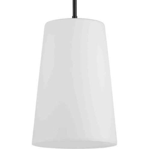 Clarion 1 Light 10.5 inch Matte Black Pendant Ceiling Light