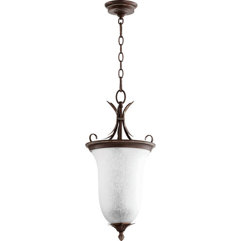 Flora 2 Light 10.5 inch Vintage Copper Entry Pendant Ceiling Light