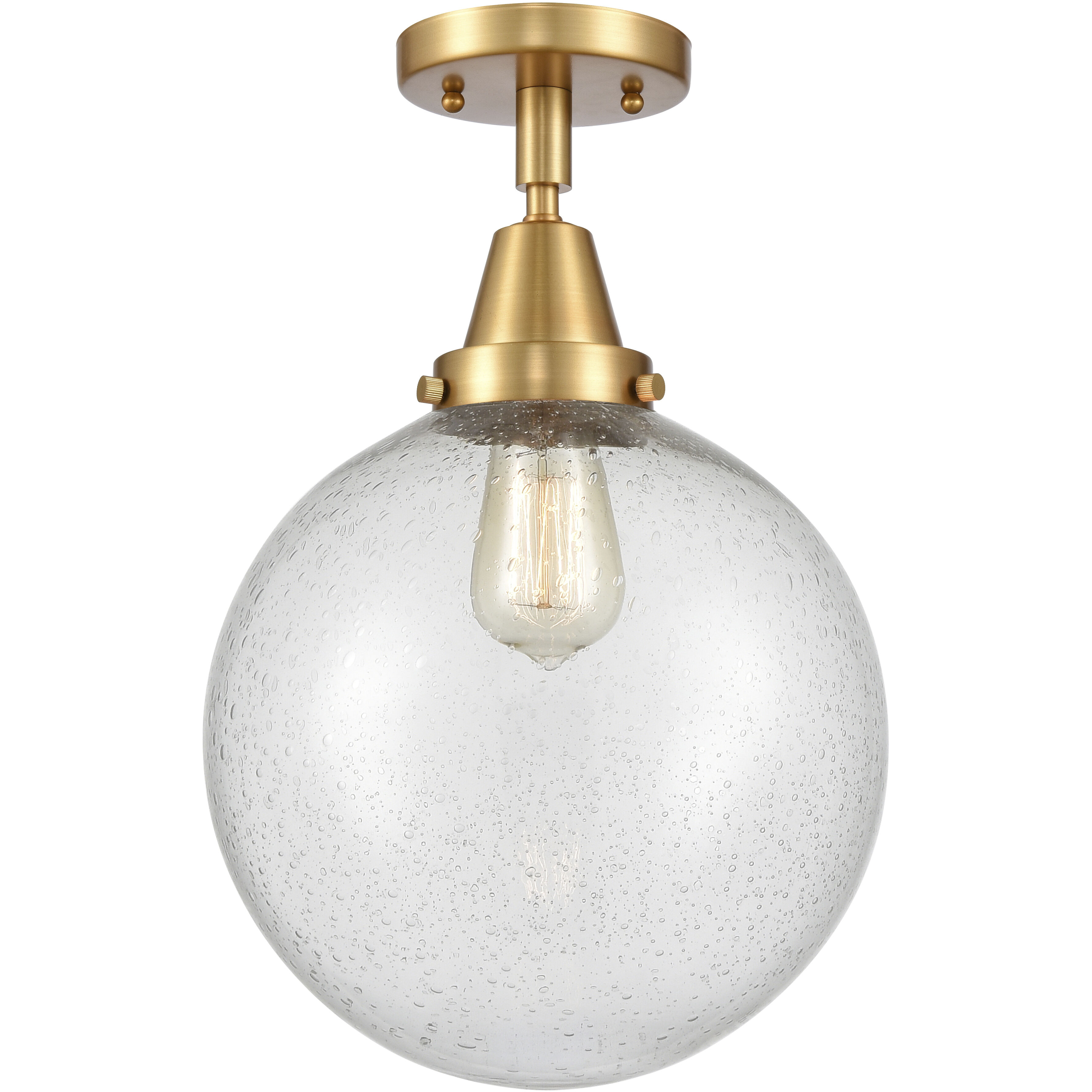 Downtown Urban Beacon 1 Light 10.00 inch Flush Mount