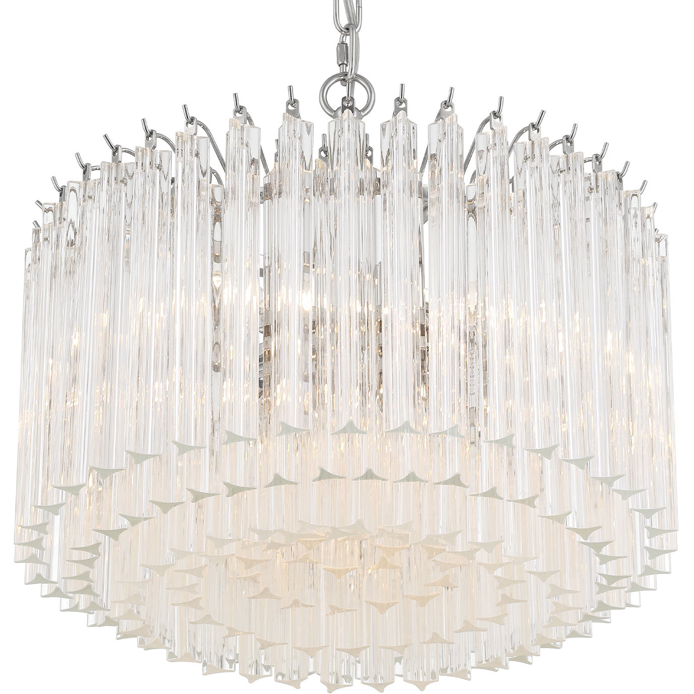 Lofton 5 Light 18 inch Polished Nickel Chandelier Ceiling Light