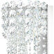 Chantant 2 Light 6 inch Polished Stainless Steel Wall Sconce Wall Light in Optic, Strand