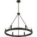Dalvor 6 Light 36 inch Dark Bronze Pendant Ceiling Light