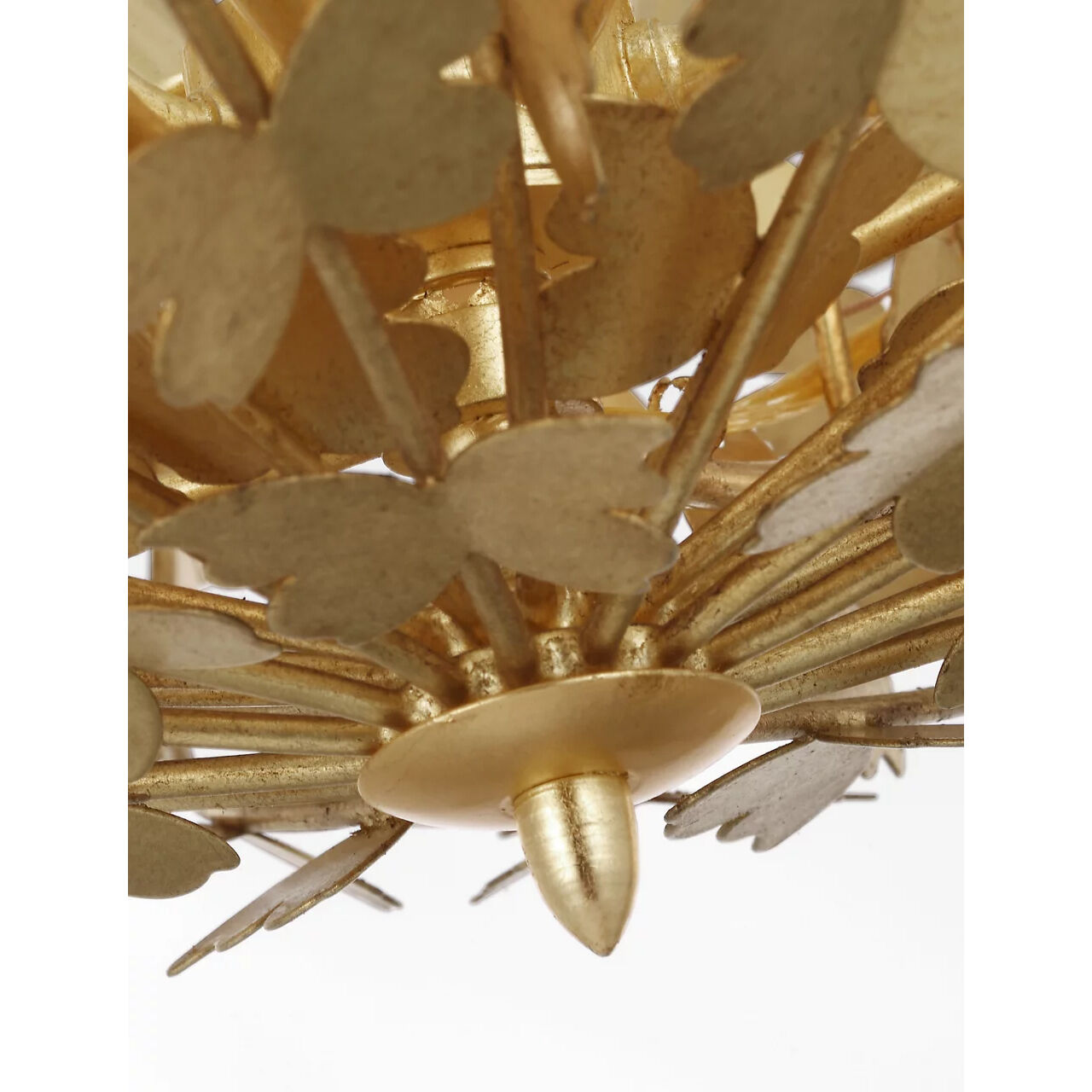 Julie Neill Farfalle LED 29.25 inch Gild Basket Chandelier Ceiling Light