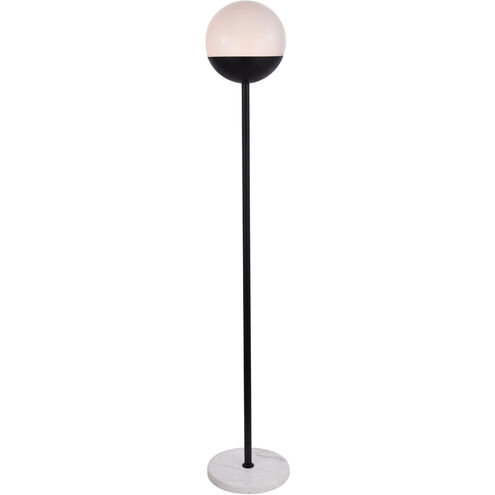 Eclipse 62 inch 40 watt Black Floor Lamp Portable Light