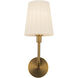 Alora Mood Plisse 1 Light 8 inch Aged Gold Bath Vanity Light Wall Light