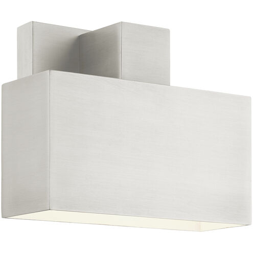 Lynx 1 Light 5 inch Brushed Nickel Outdoor ADA Wall Sconce