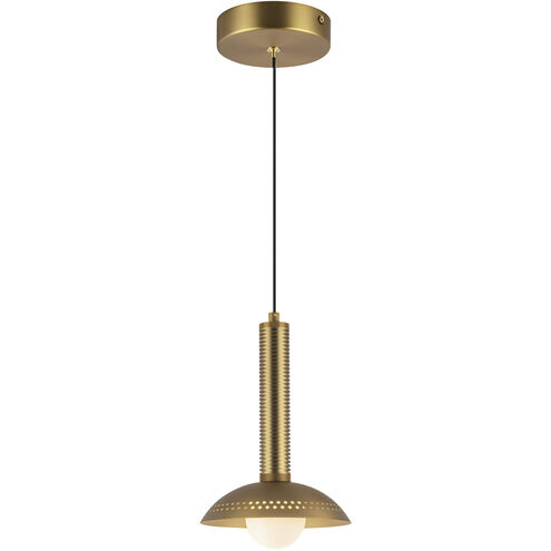 Alora Mood Arden LED 6 inch Brushed Gold Pendant Ceiling Light