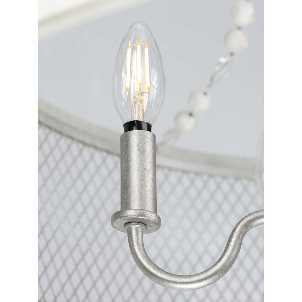 Austelle 5 Light 24 inch Galvanized Chandelier Ceiling Light