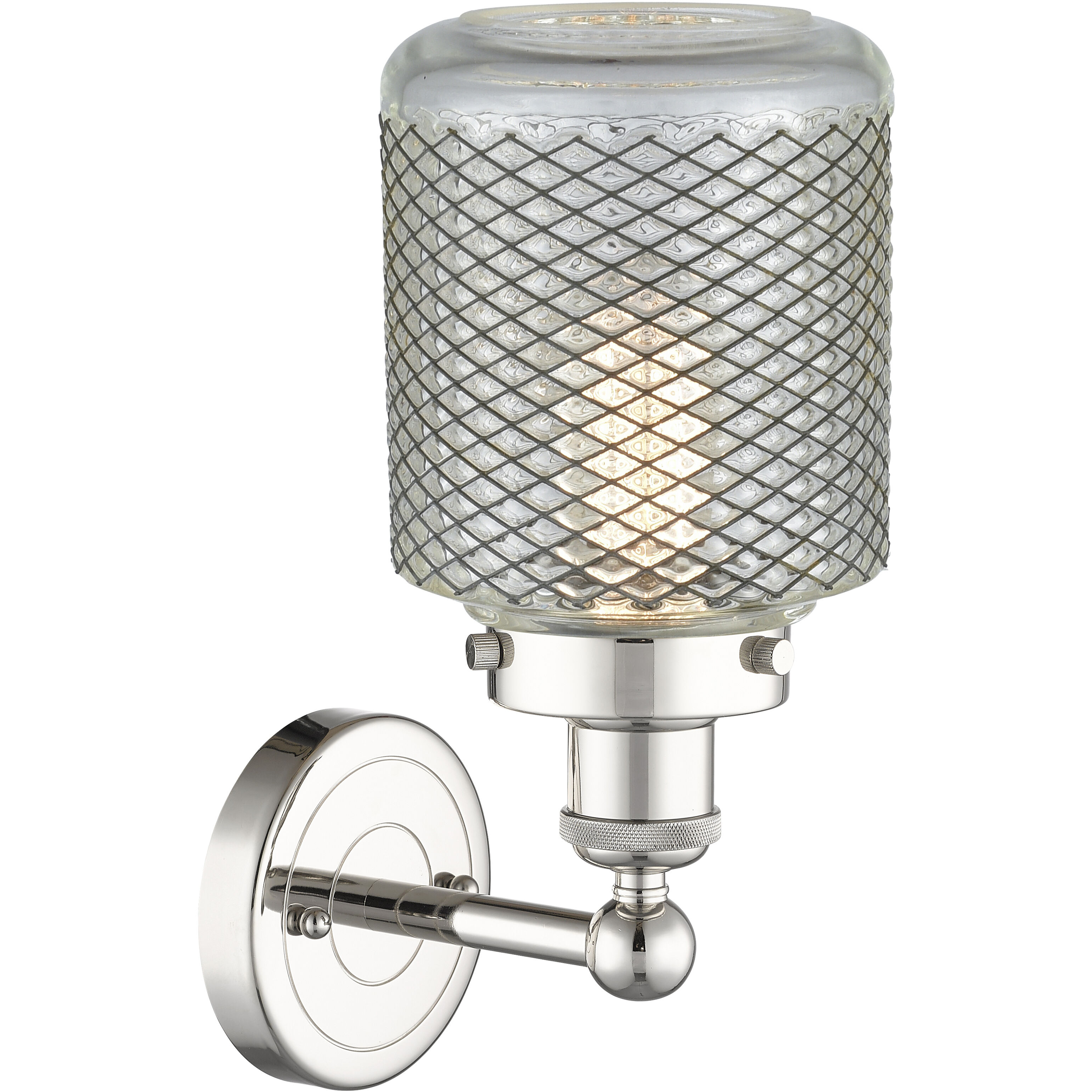 Stanton Sconce Wall Light in Polished Nickel