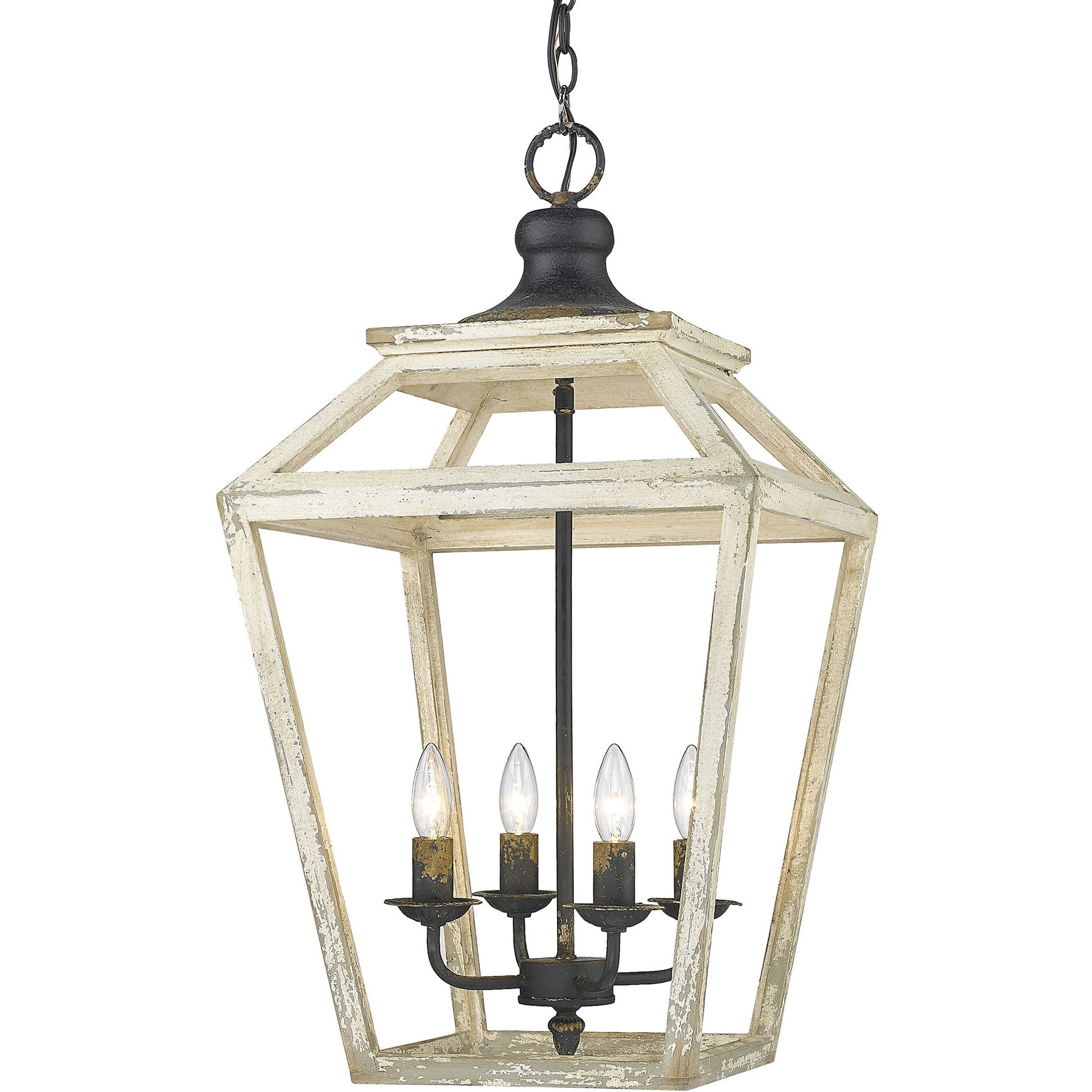 Haiden Pendant Ceiling Light in Antique Black Iron