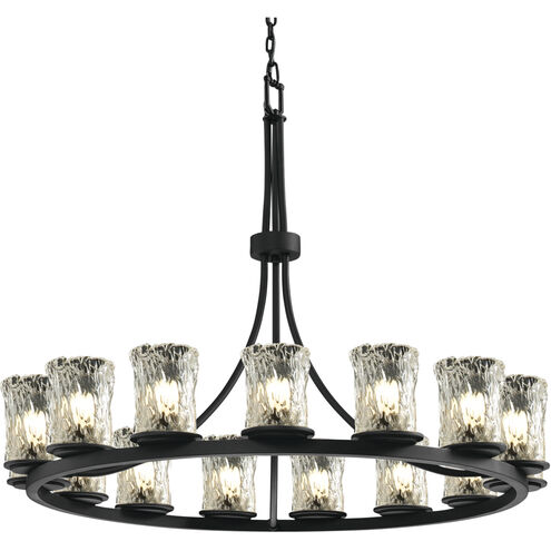 Veneto Luce LED 42 inch Dark Bronze Chandelier Ceiling Light in Whitewash (Veneto Luce), 10500 Lm LED, Dakota