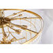 Canada 32 Light 42 inch Gold Chandelier Ceiling Light