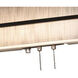 Apex LED Weathered Grey ADA Wall Light in Jute