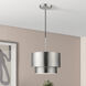 Zolana 1 Light 12 inch Brushed Nickel Pendant Ceiling Light