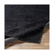 Torino 90 X 60 inch Black Rug in 5 x 8, Rectangle
