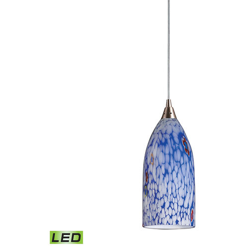 Ogunquit LED 5 inch Satin Nickel Mini Pendant Ceiling Light
