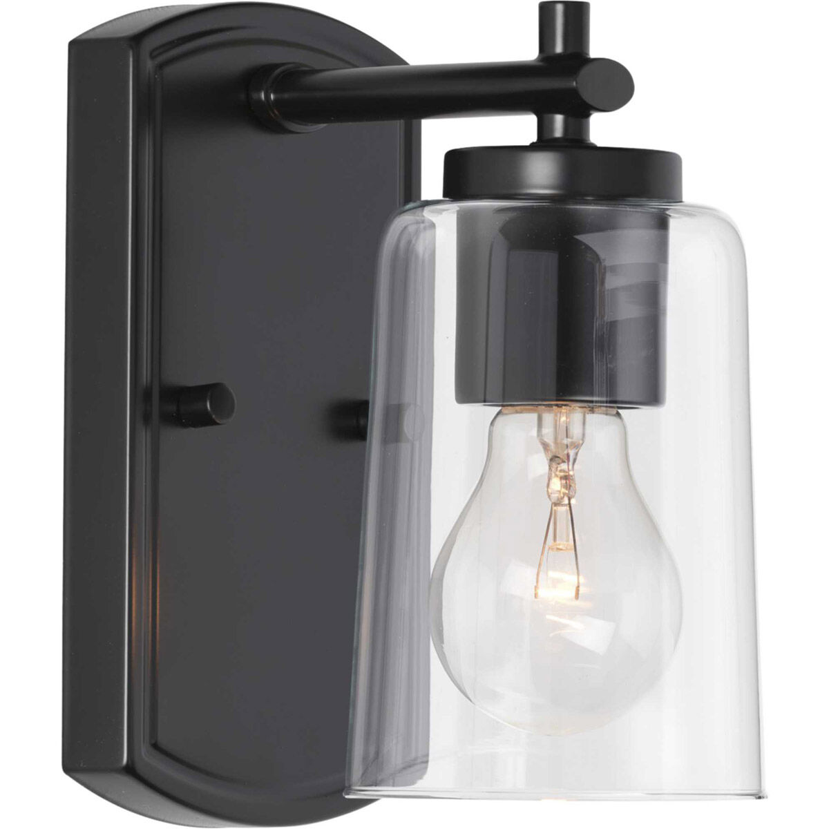 Adley 1 Light 5 inch Matte Black Bath Vanity Wall Light