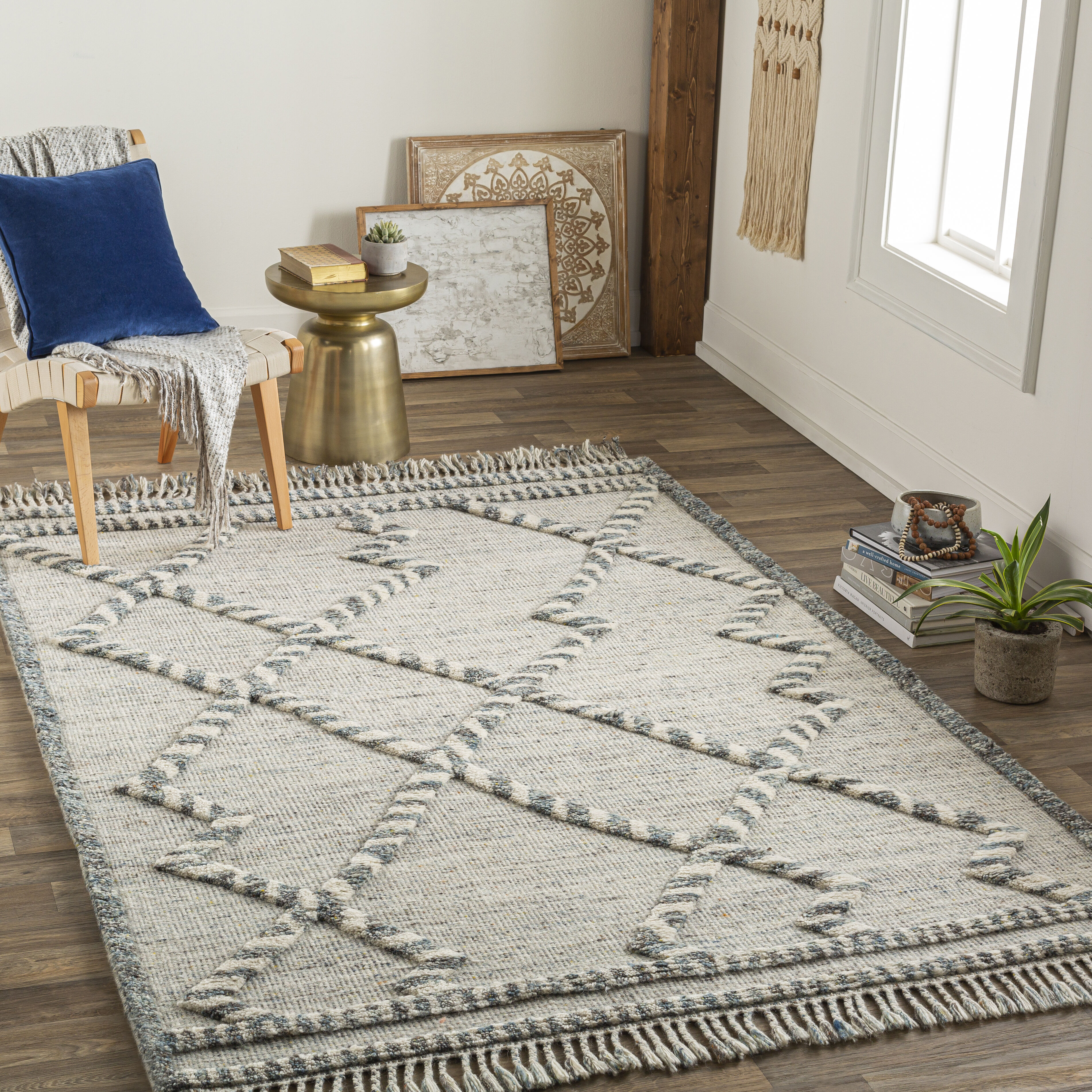 Cadiz 120 X 96 inch Medium Gray Rug in 8 x 10, Rectangle