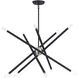 Soho 10 Light 28 inch Black Medium Chandelier Ceiling Light