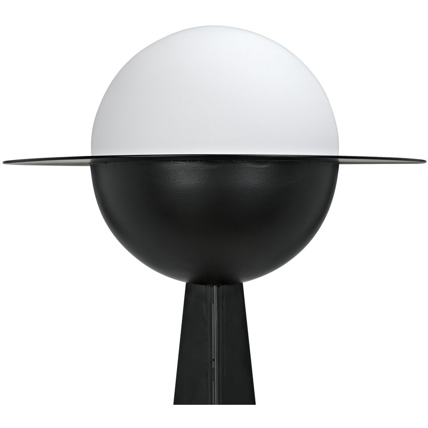 Saturn 65 inch 25.00 watt Matte Black Floor Lamp Portable Light