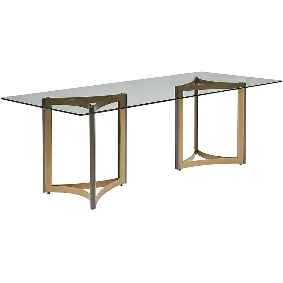 Mendoza Gold Dining Table Base, Set Of 2