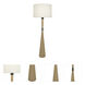 Hatteras 61 inch 150 watt Natural Rope with Deep Patina Bronze Floor Lamp Portable Light in Fondine