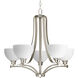 Legend 5 Light 28 inch Brushed Nickel Chandelier Ceiling Light