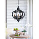Anita 6 Light 18 inch Antique Black Chandelier Ceiling Light