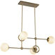 Alora Mood Fiore 4 Light 16.63 inch Brushed Gold Chandelier Ceiling Light
