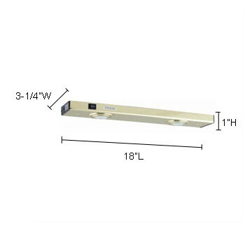 Signature 120V Xenon 18 inch White Undercabinet Lighting