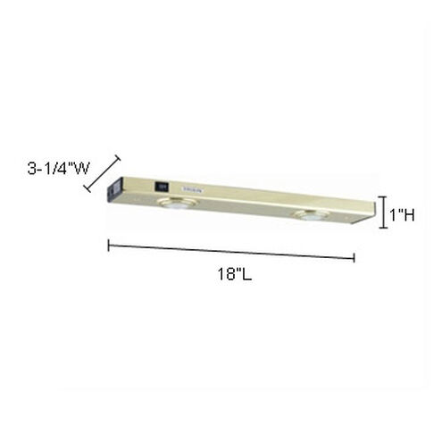 Signature 120V Xenon 18 inch Polished Brass Undercabinet Lighting