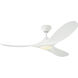 Maverick 52 inch Matte White Ceiling Fan