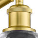 Ballston Waverly LED 6 inch Satin Gold Sconce Wall Light