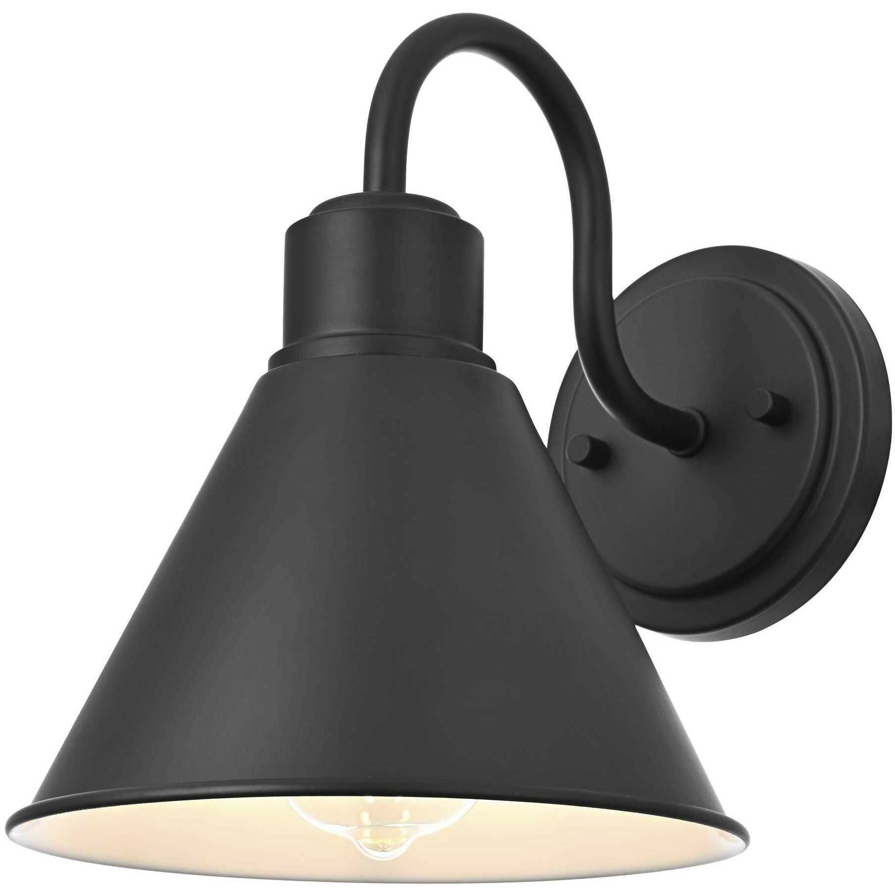 Colton 1 Light 10 inch Black Outdoor Wall Sconce