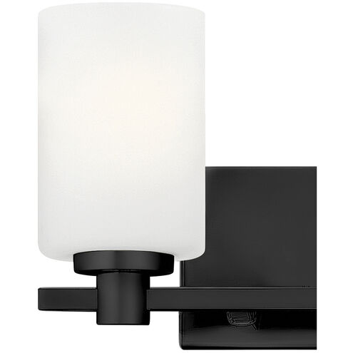Karlie 2 Light 13.25 inch Black Bath Light Wall Light