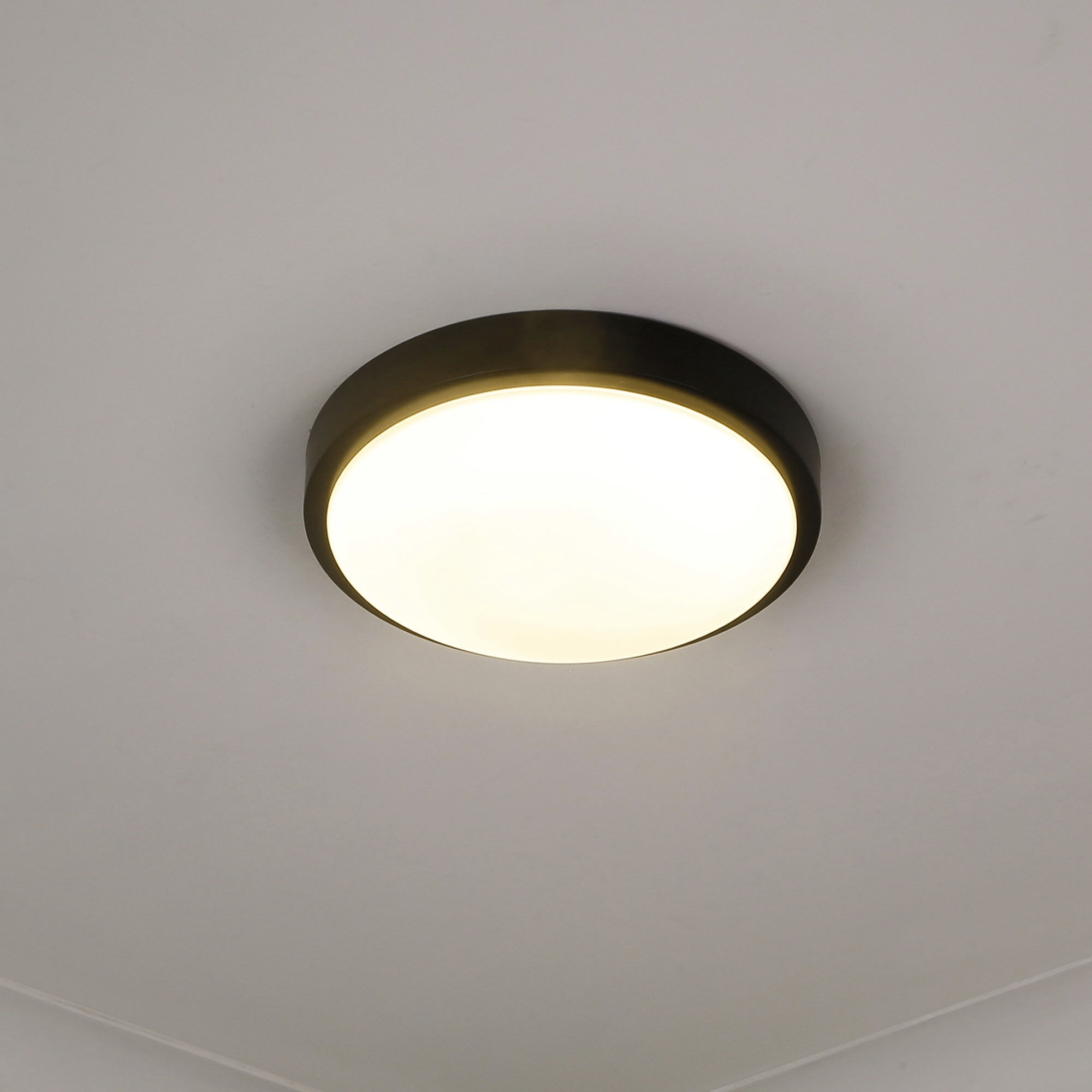 Gabi LED 10 inch Matte Black Flush Mount Ceiling Light