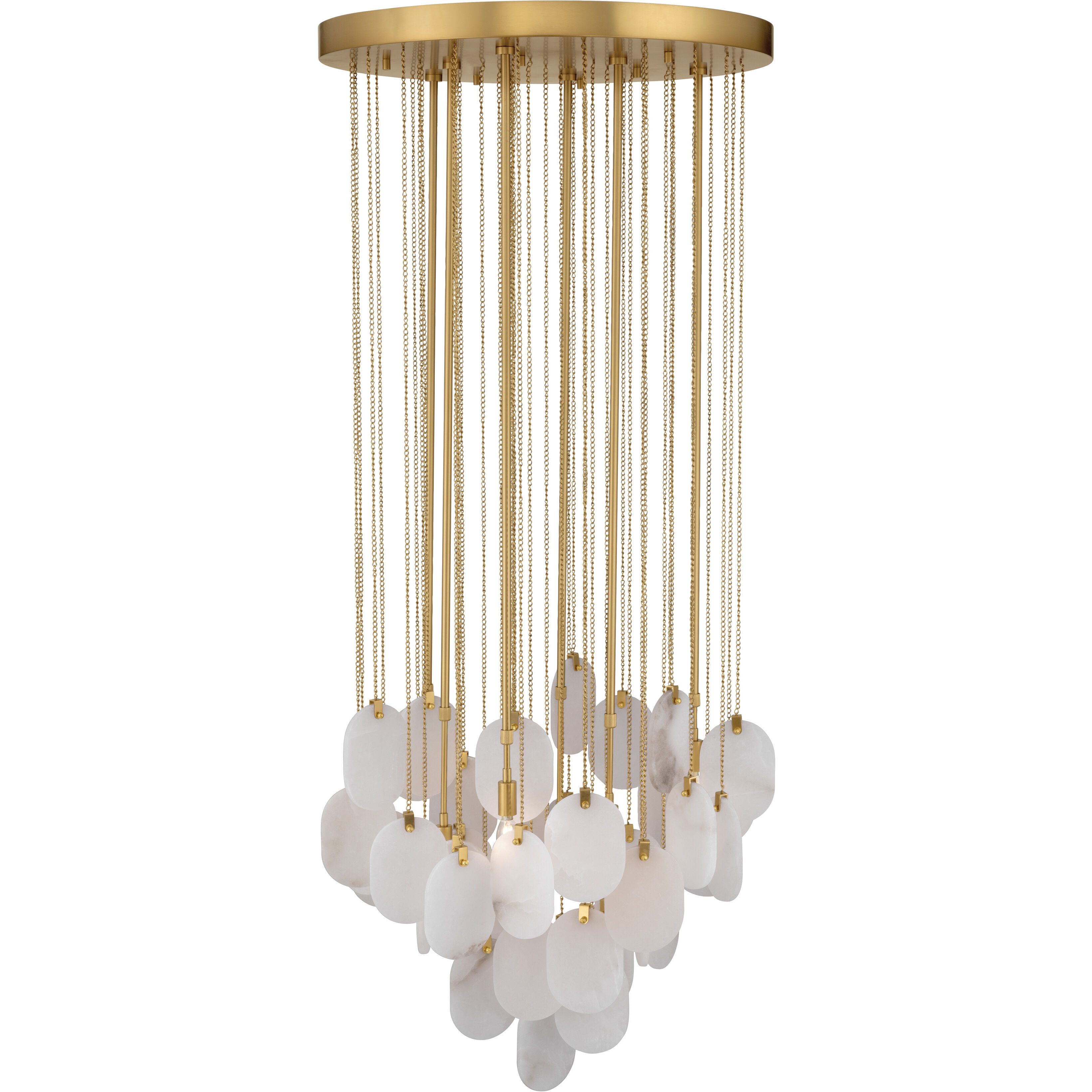 Velisse 6 Light 27.5 inch Legacy Brass Pendant Ceiling Light