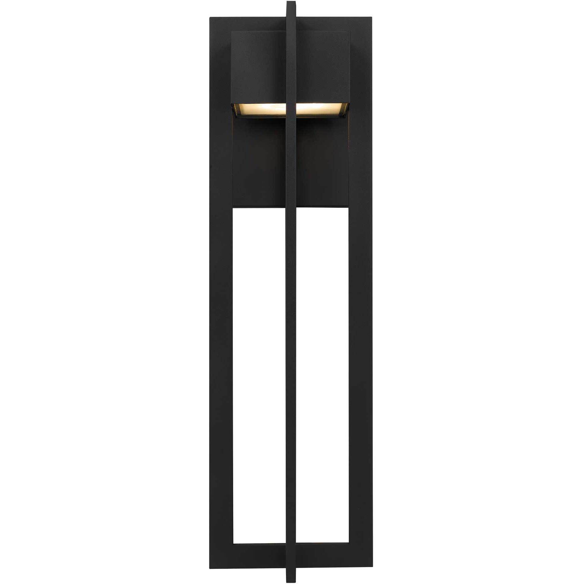 4 Bar LED 23 inch Sand Black Outdoor Wall Sconce