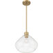 Elaris 1 Light 12.5 inch Legacy Brass Pendant Ceiling Light