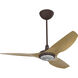 Haiku 52 inch Oil Rubbed Bronze with Caramel Wood Grain Blades Outdoor Ceiling Fan