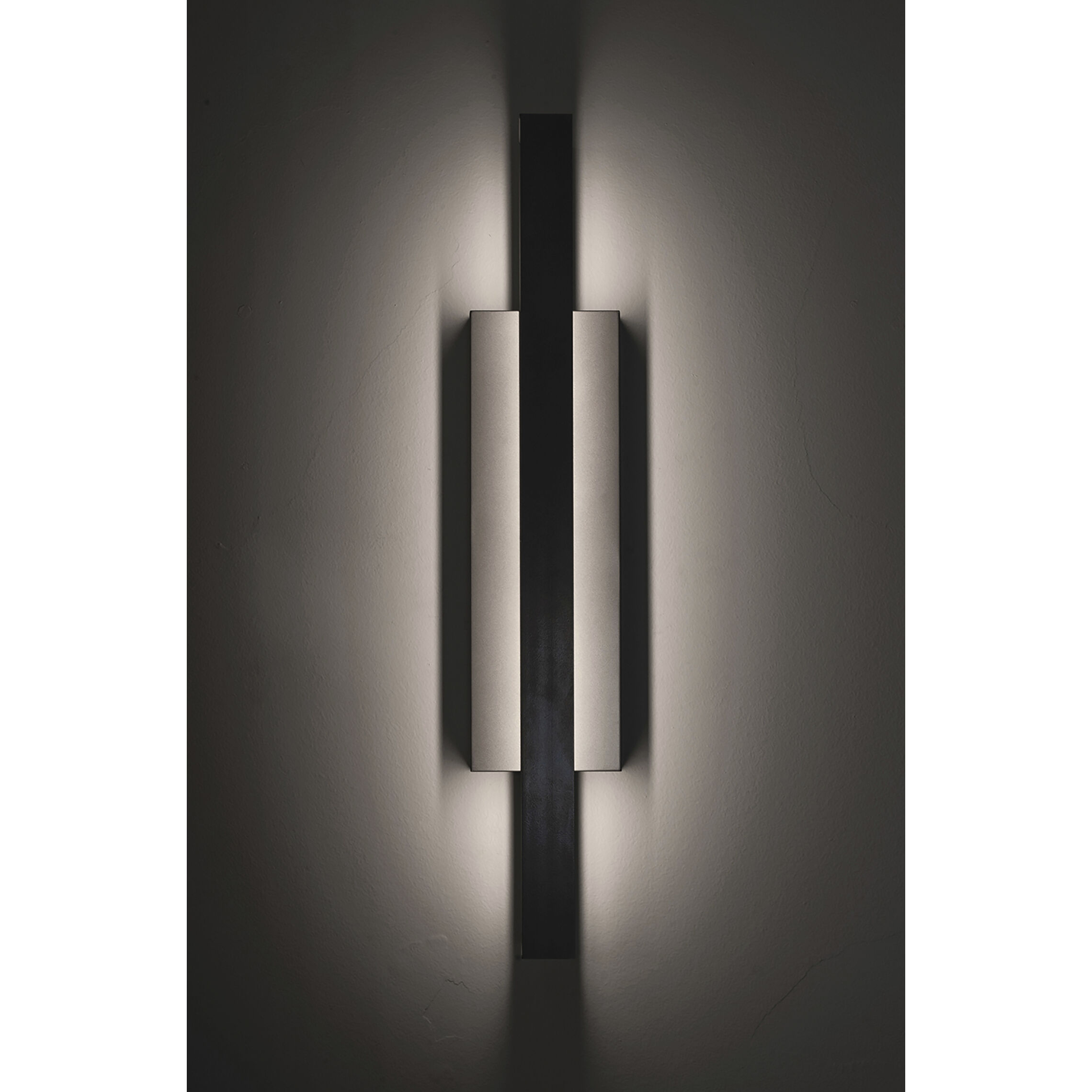 Liam LED 24 inch Painted Nickel Outdoor Wall Sconce