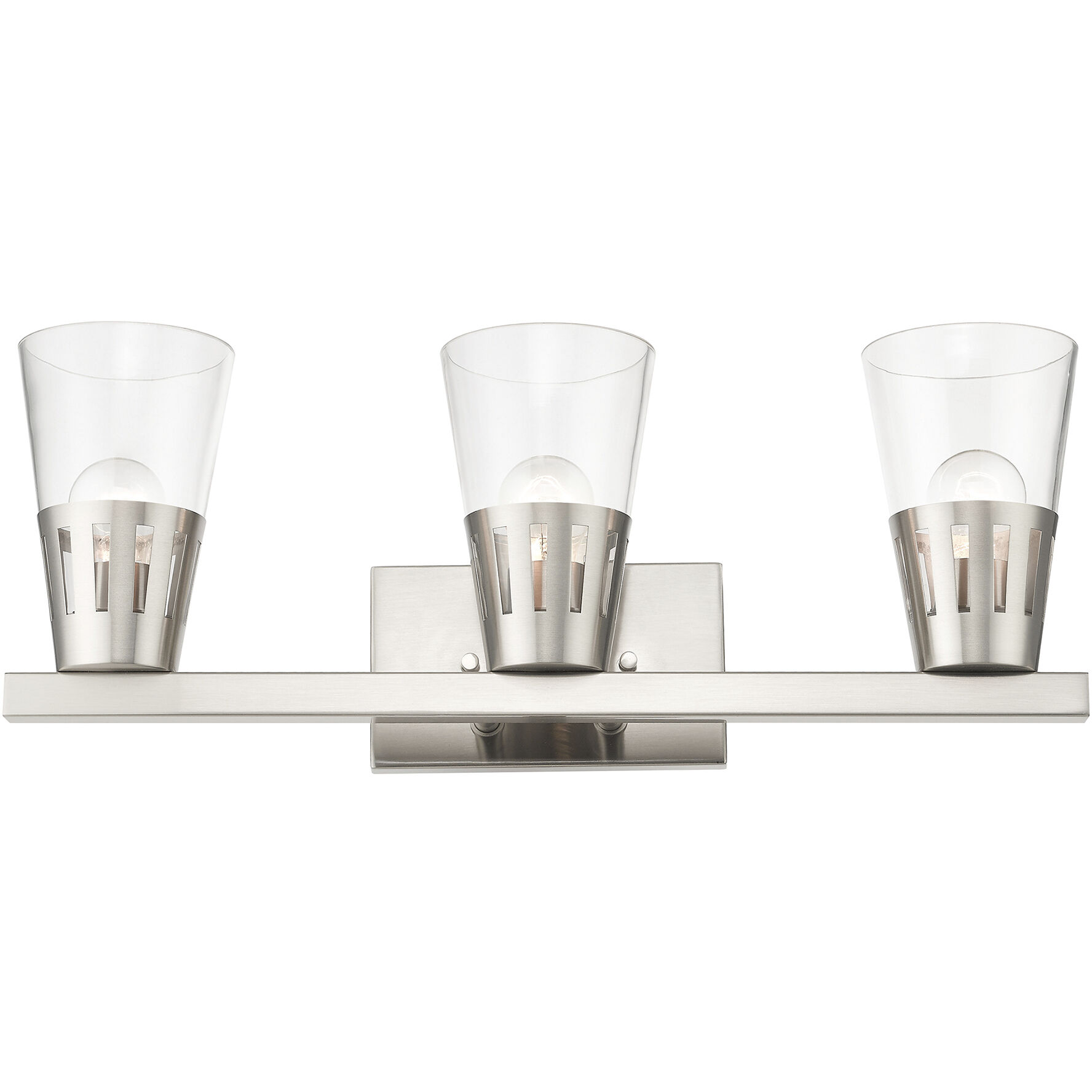 Bennington 3 Light 23.5 inch Brushed Nickel Vanity Sconce Wall Light