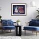 Sporting Blue and Red and White Framed Art