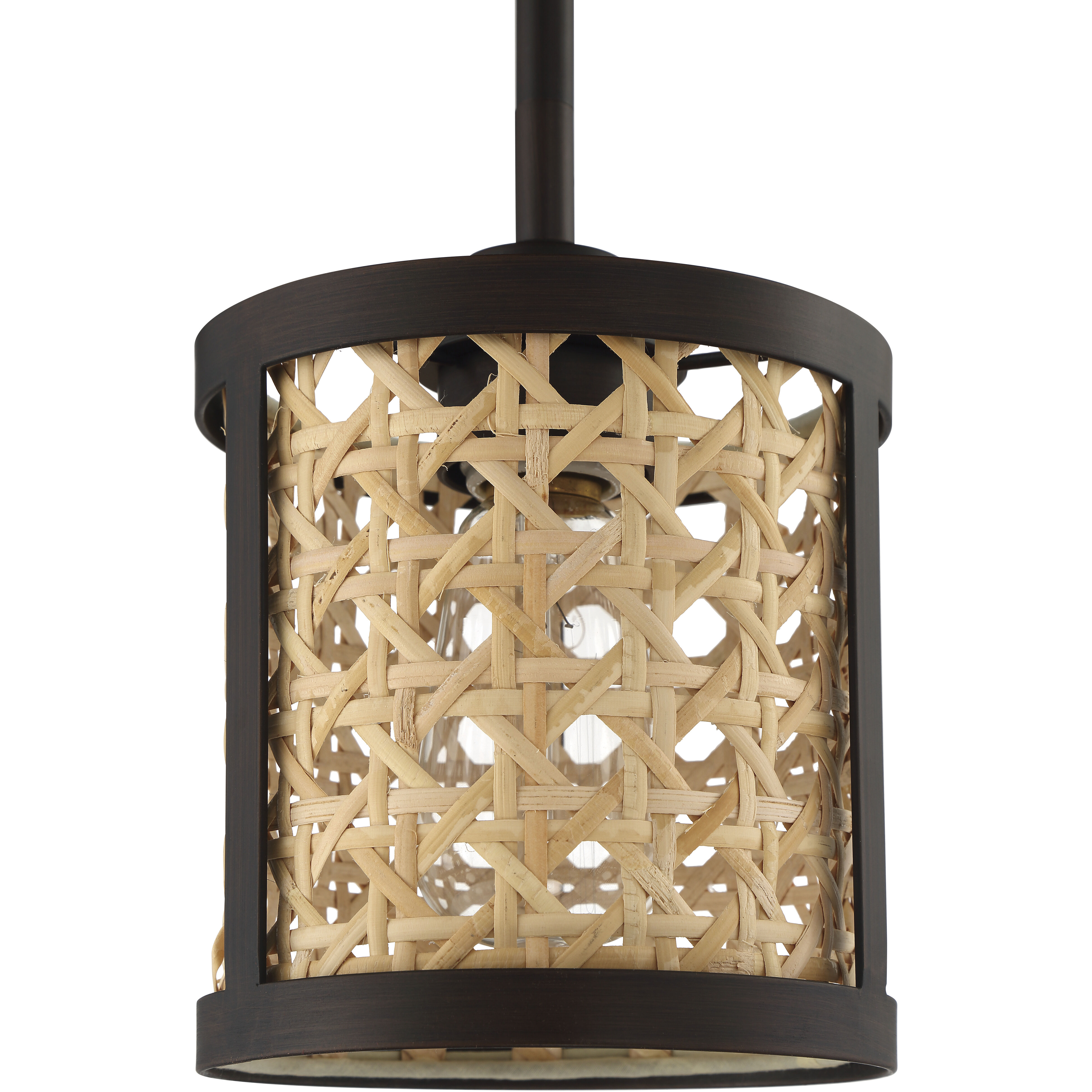 Malaya 1 Light 6 inch Aged Bronze Brushed Mini Pendant Ceiling Light