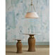 Lytham LED 24.25 inch Antique Gold Leaf Pendant Ceiling Light