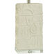 Cameron 29.75 inch 100 watt White Sand and Clear Table Lamp Portable Light