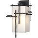 Tura 1 Light 18.9 inch Coastal Black Outdoor Sconce, Large