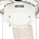 Erling 44 inch Matte White with Bleached Alder/Fresh White Blades Ceiling Fan